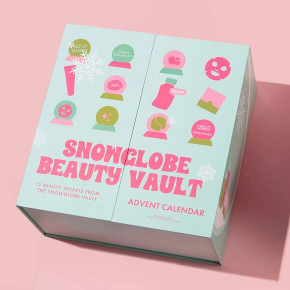 ESW Beauty — Snow Globe Beauty Vault 12 Day Advent Calendar Korean Skincare NEW! - Picture 3 of 13